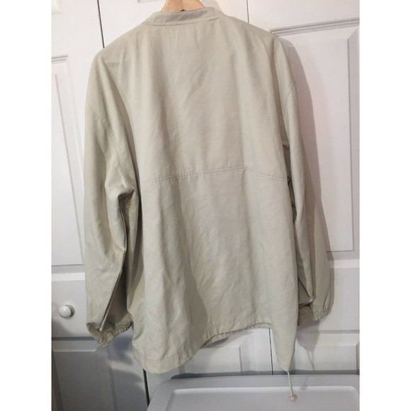Callaway Golf Collection Khaki 1/2 Zip Windbreaker Jacket Shirt Sz XL - Picture 7 of 7